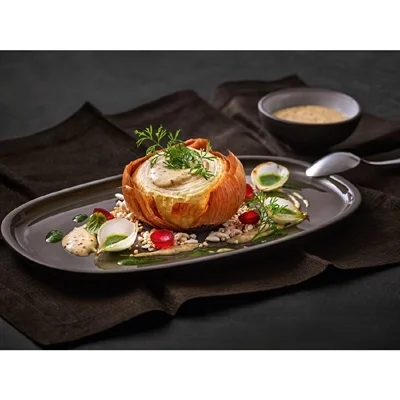 Bauscher ReNew Taupe Oval Platters 300x180mm (2 Pack) - Image 2