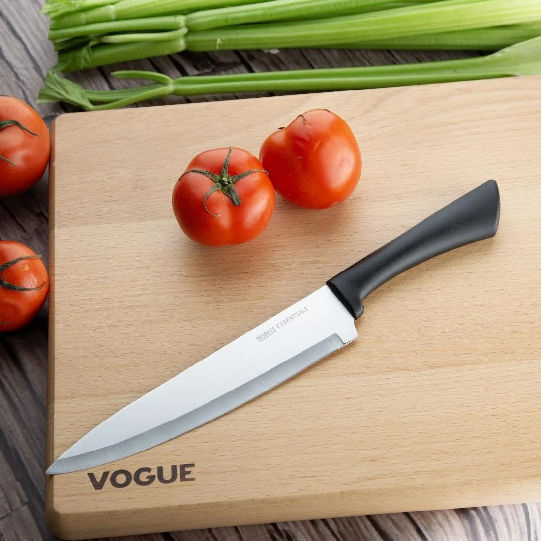 Nisbets Essentials Chef Knife Black 20cm - Image 4