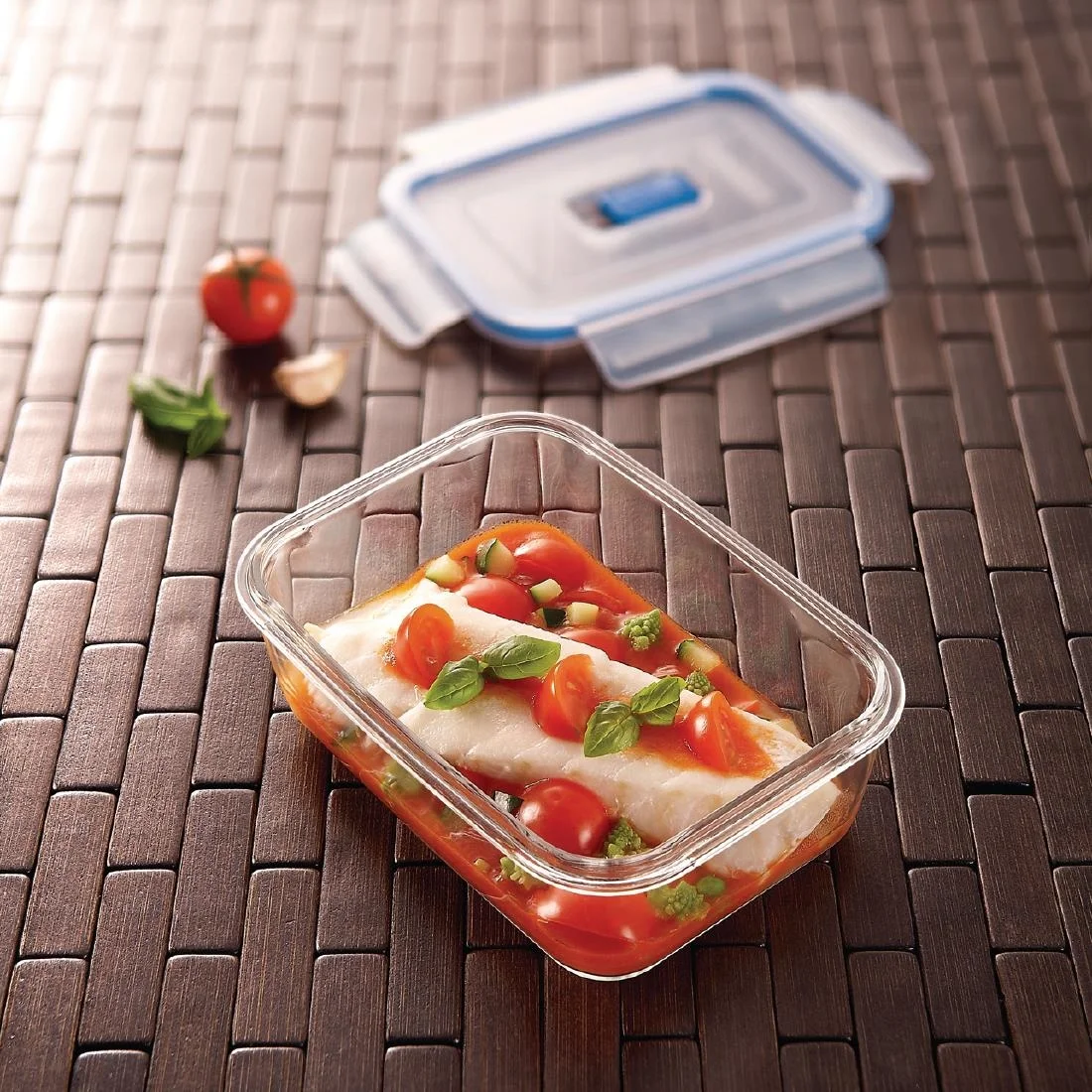 Luminarc Pure Box Active Containers and Lids 240x170mm (6 Pack) - Image 3