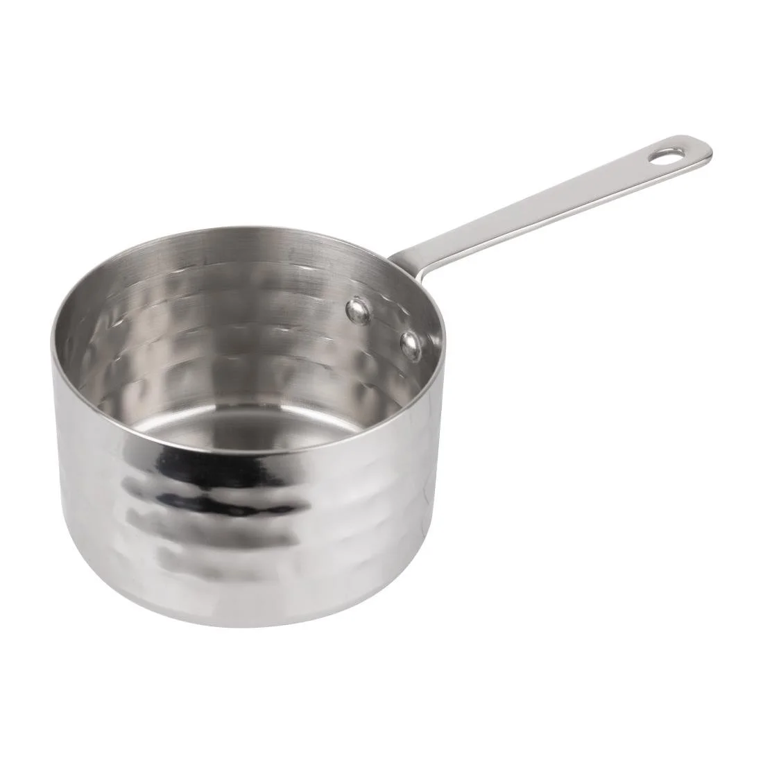 Olympia Table Presentation Mini Saucepan Hammered 70mm - Image 1
