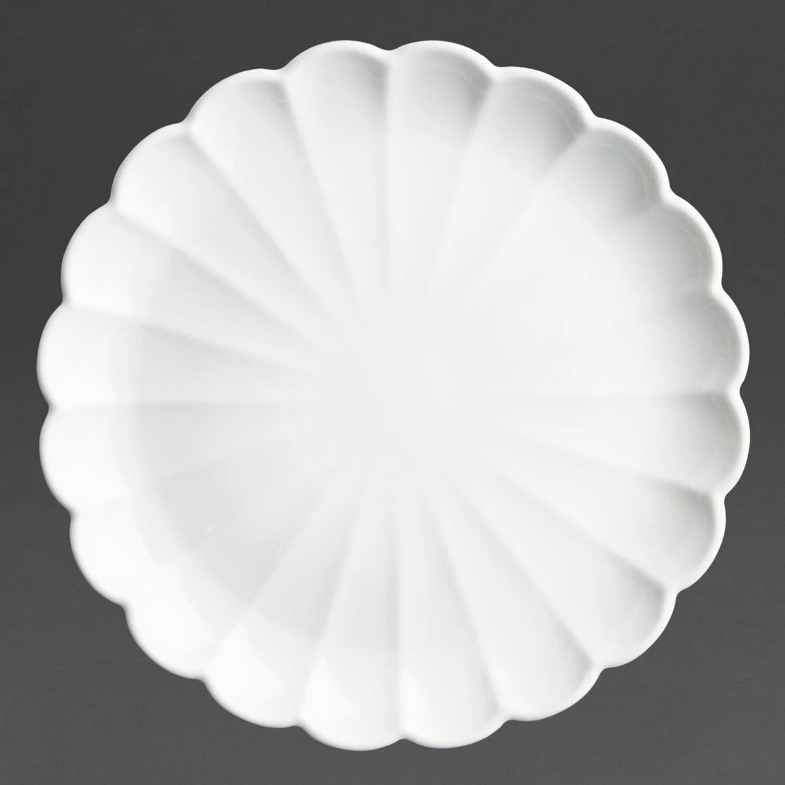 Olympia Bloom Scalloped Plates White 276mm (4 Pack) - Image 7
