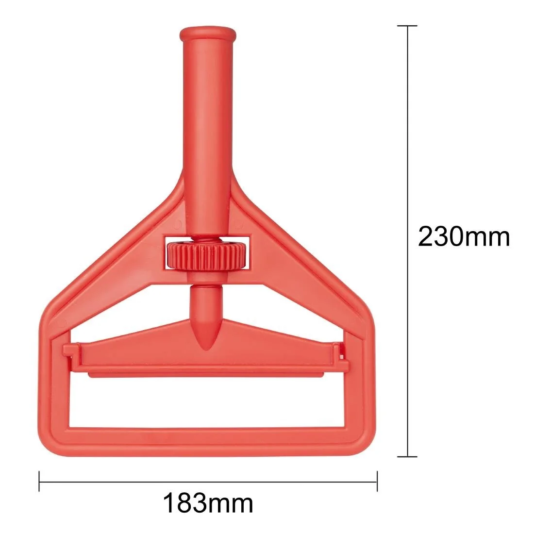 Jantex Connect Wide Kentucky Mop Head Clip Red - Image 5