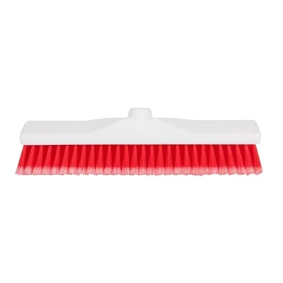 Jantex Soft Hygiene Broom Head Red 400mm - Image 1