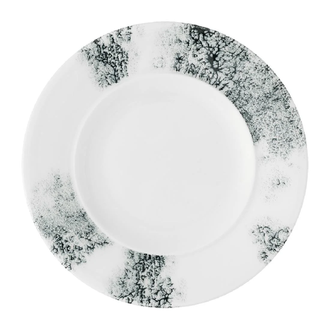 Churchill Alchemy Ambience Standard Rim Plates Smoke Black 162mm (6 Pack)