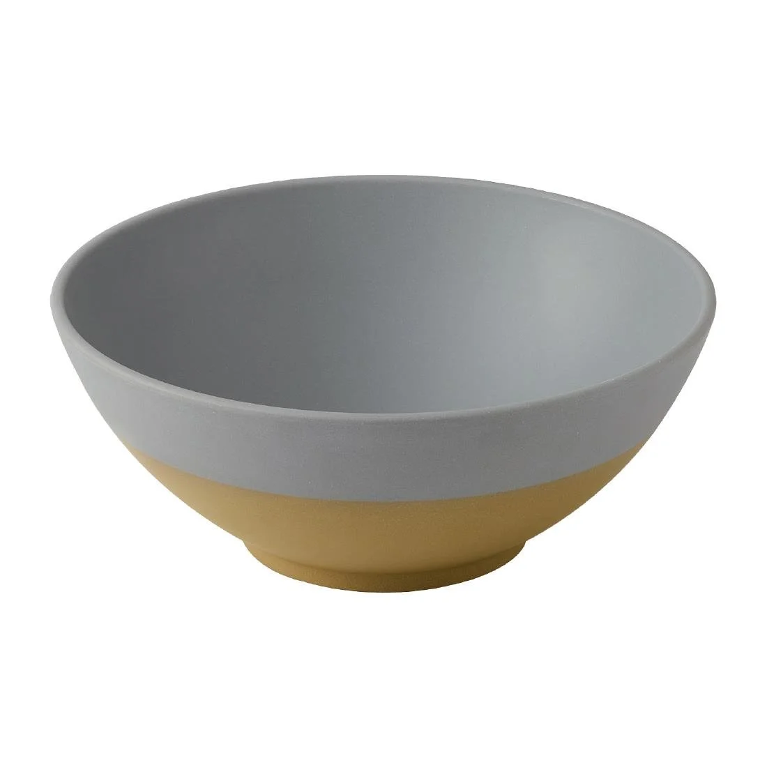 Churchill Emerge Melamine Seattle Grey Deep Serving Bowls 285mm (4 Pack) - Image 1