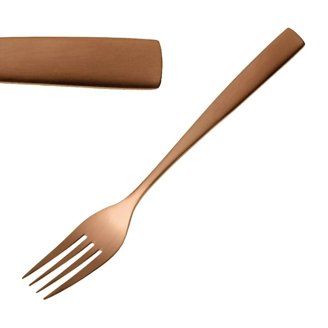 Comas BCN Copper Dessert Forks (12 Pack) - Image 1