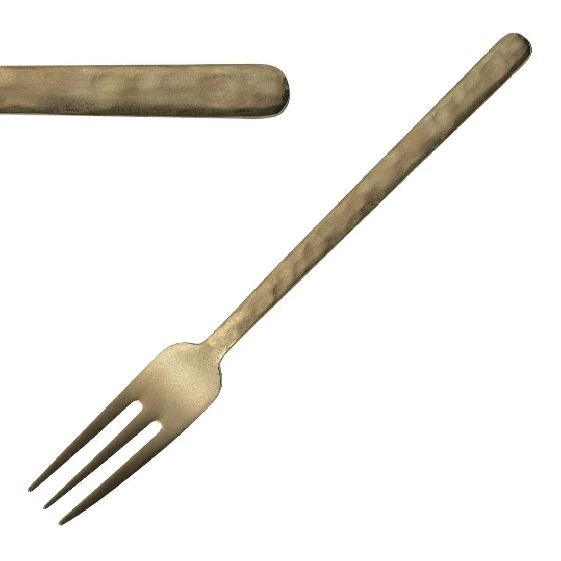 Comas Kodai Vintage Gold 3-Prong Table Forks (12 Pack) - Image 1