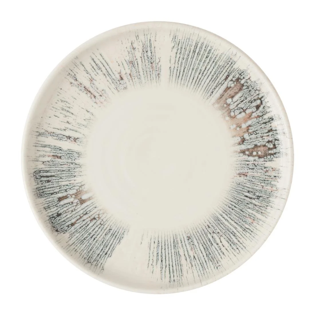 Churchill Lyra Pink Walled Plates 210mm (6 Pack) - Image 1