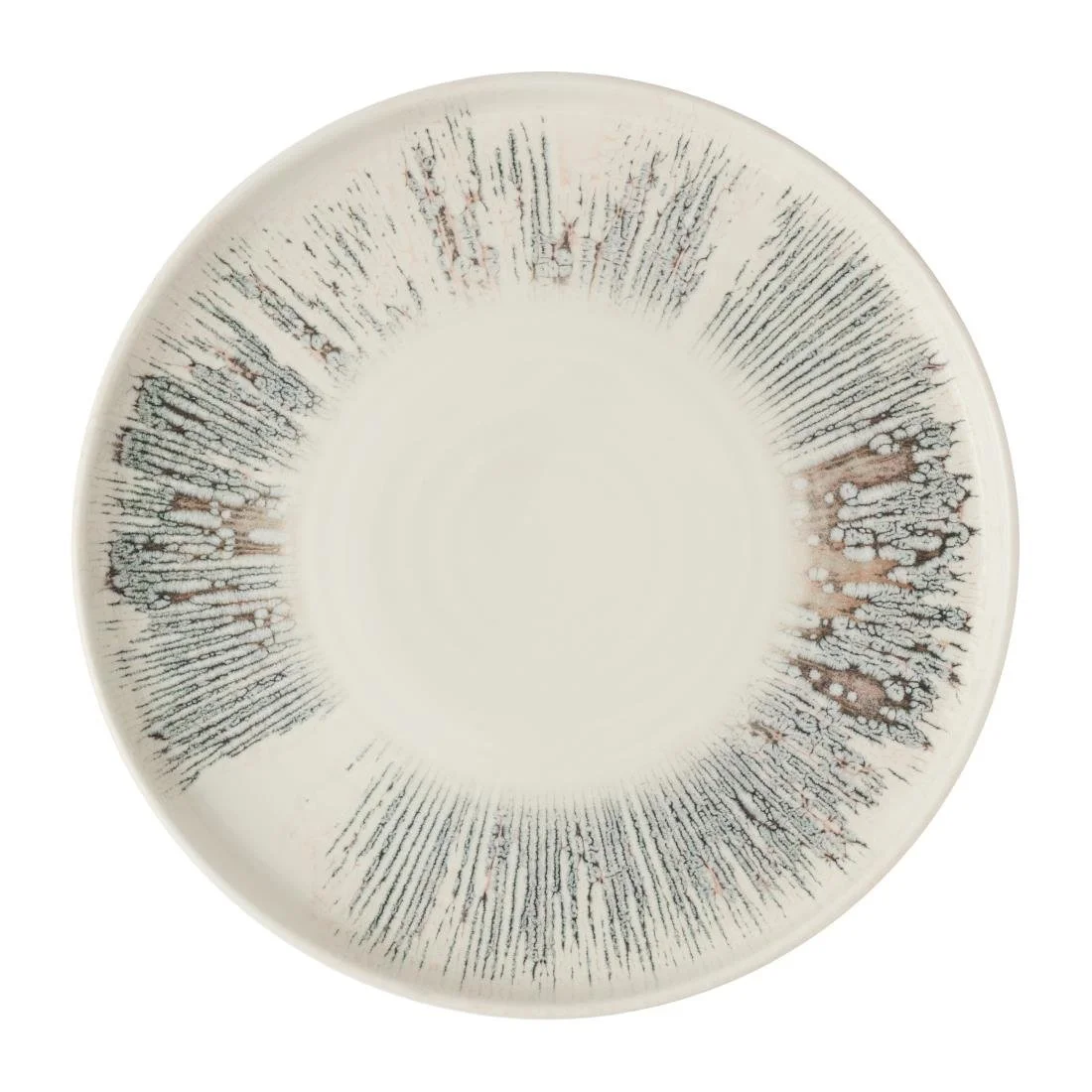 Churchill Lyra Pink Walled Plates 260mm (6 Pack) - Image 1