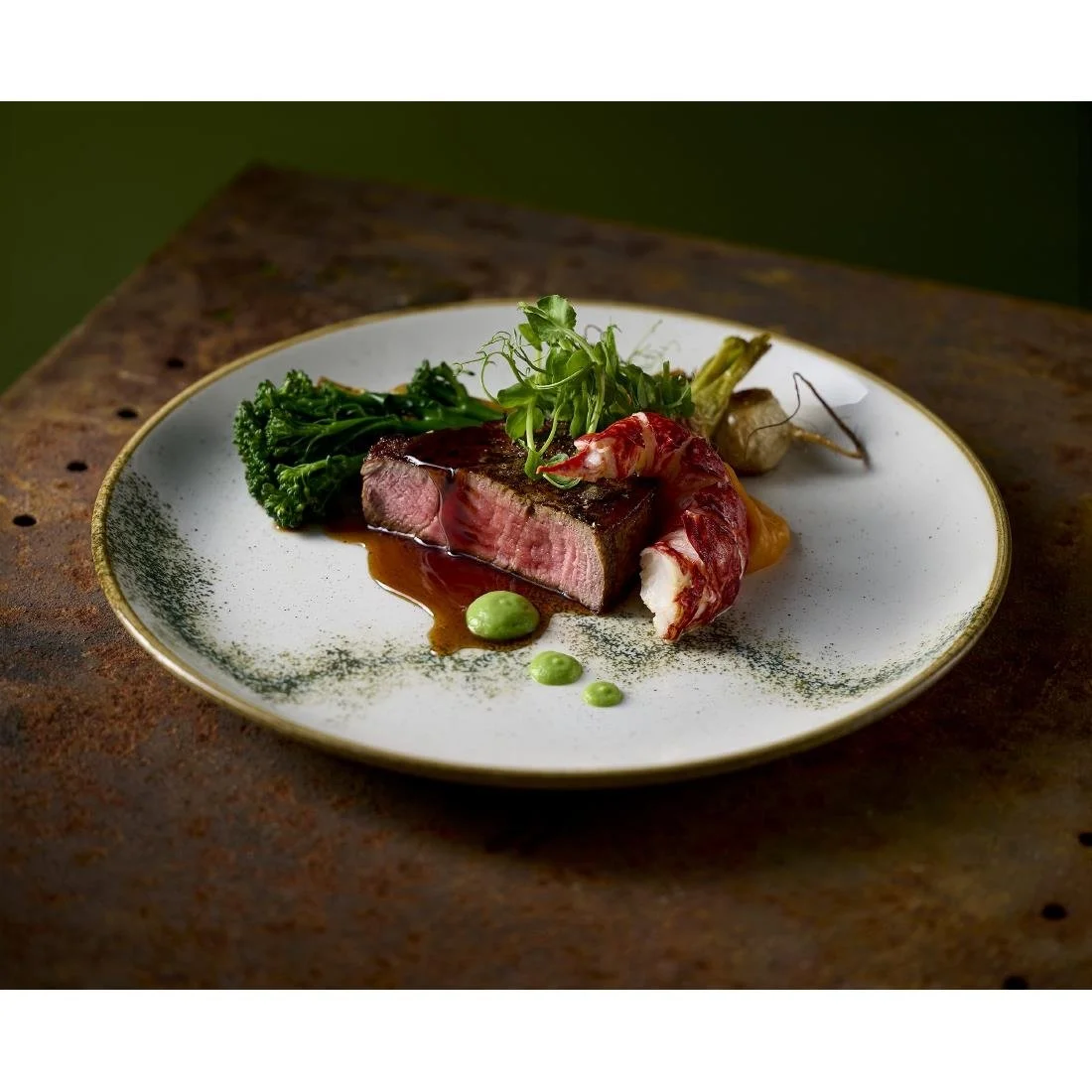 Churchill Stonecast Spice Barley White Coupe Plates 260mm (12 Pack) - Image 4