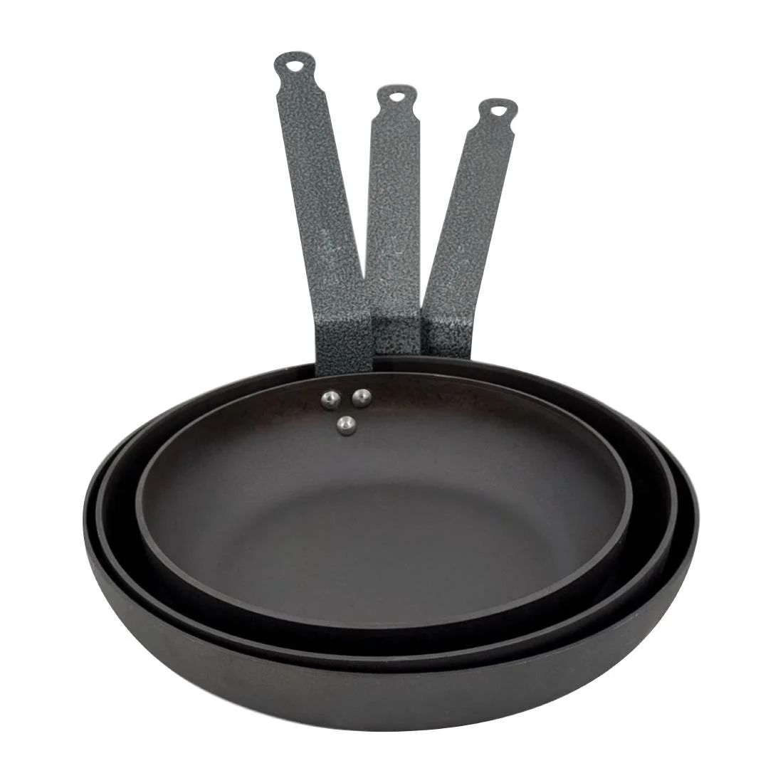 Samuel Groves Professional Seasoned Carbon Steel Frying Pan 20cm - Image 5