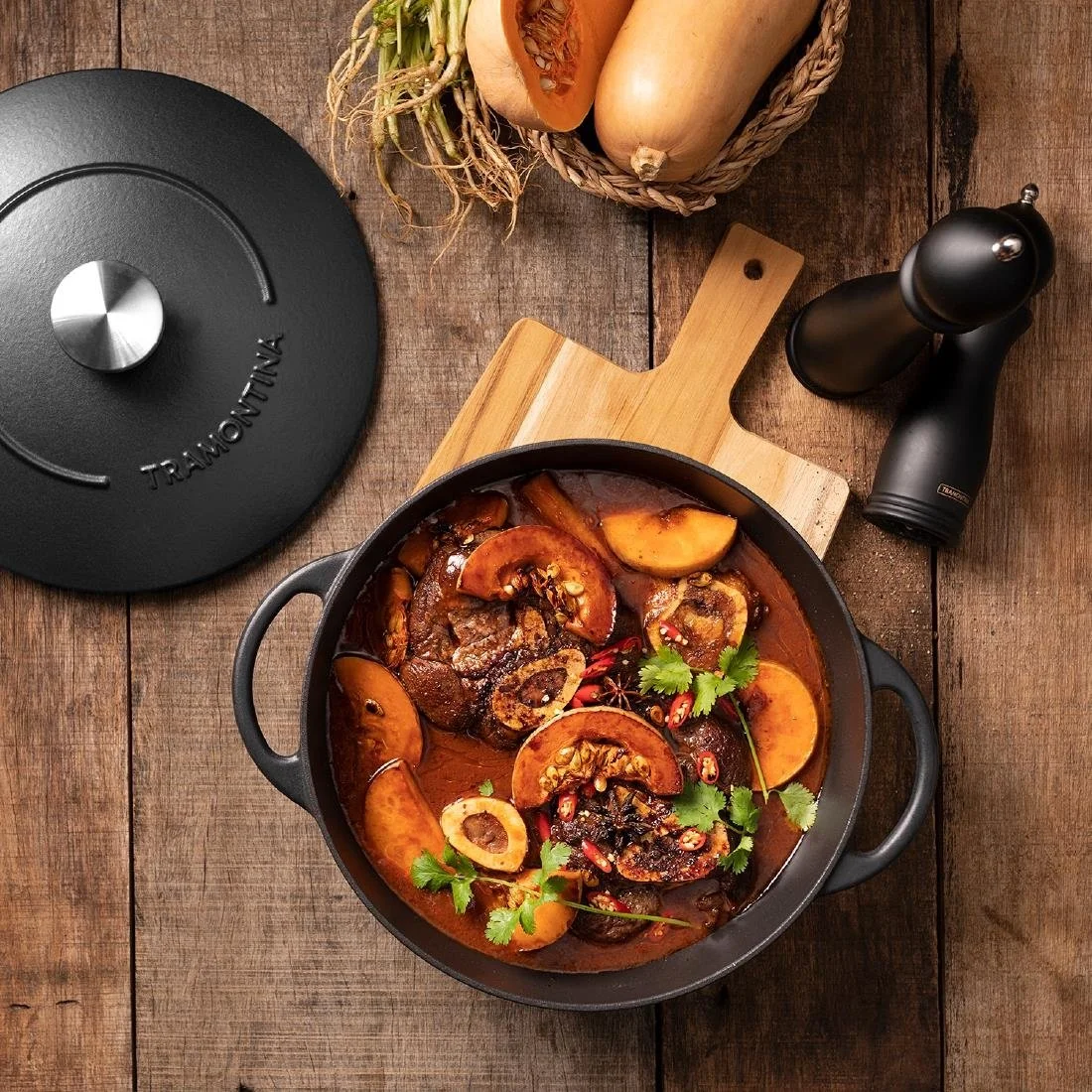 Tramontina Enamel Cast Iron Casserole Dish 311mm - Image 14