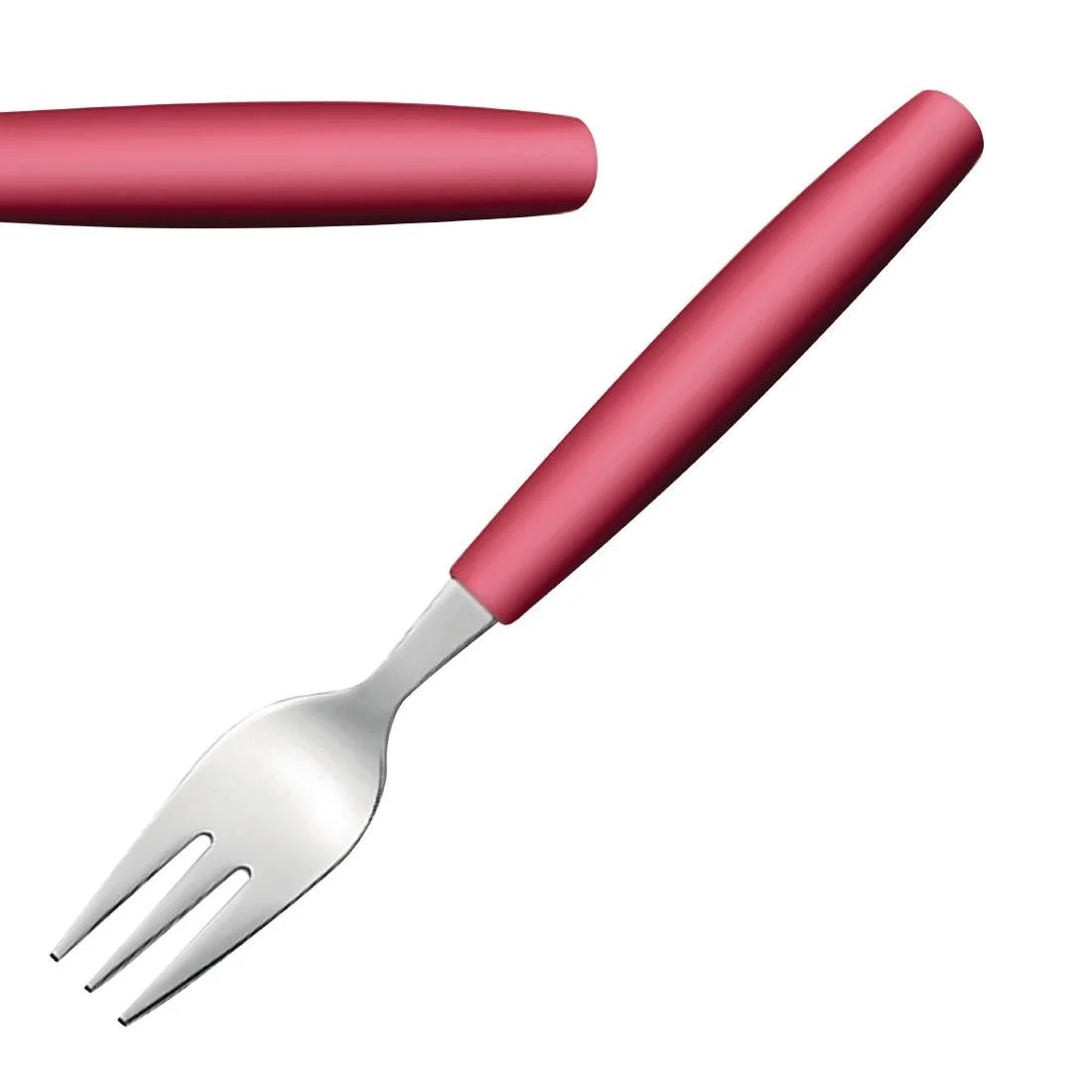 Amefa PIXEL Cake Forks Red (12 Pack) - Image 1