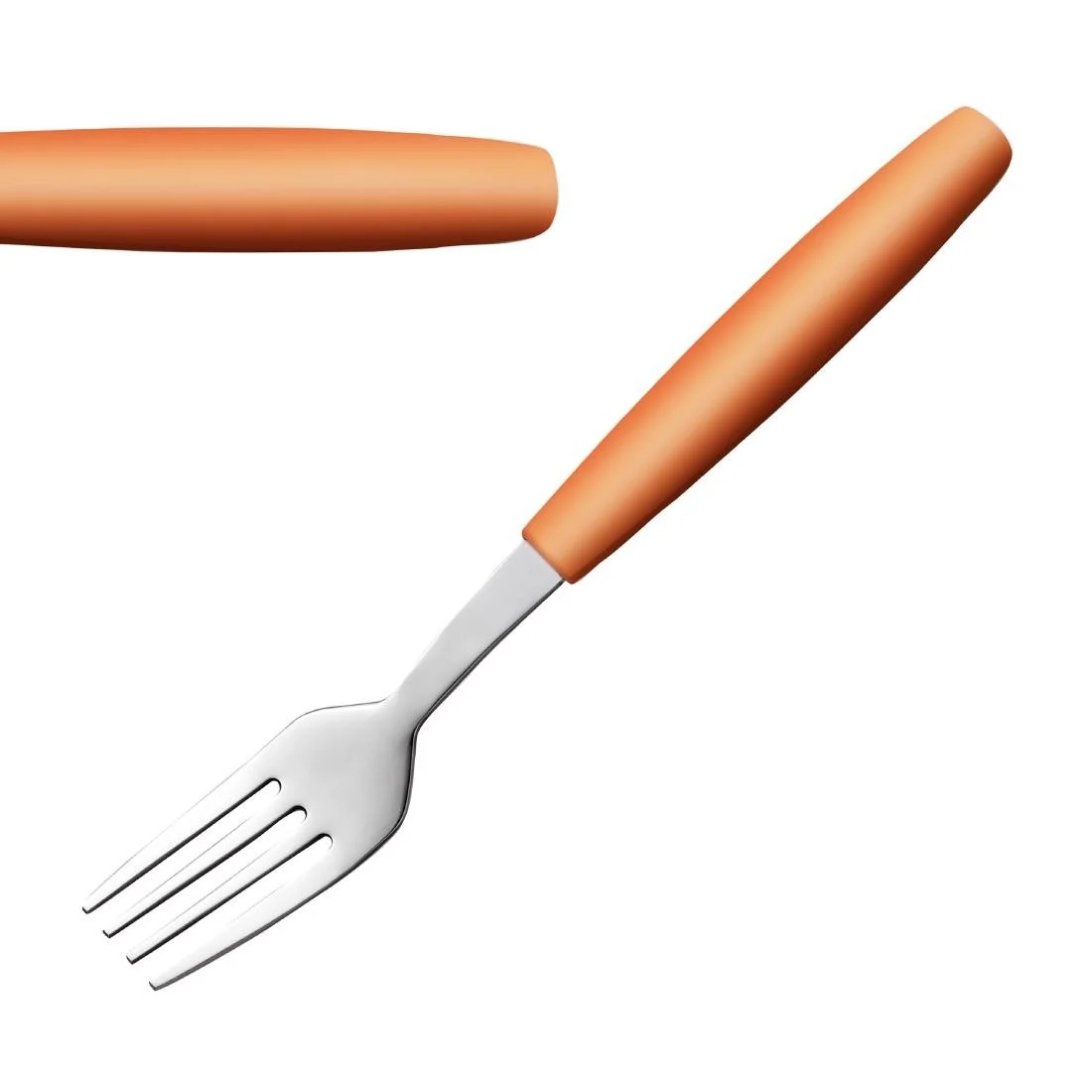 Amefa PIXEL Dessert Forks Orange (12 Pack) - Image 1