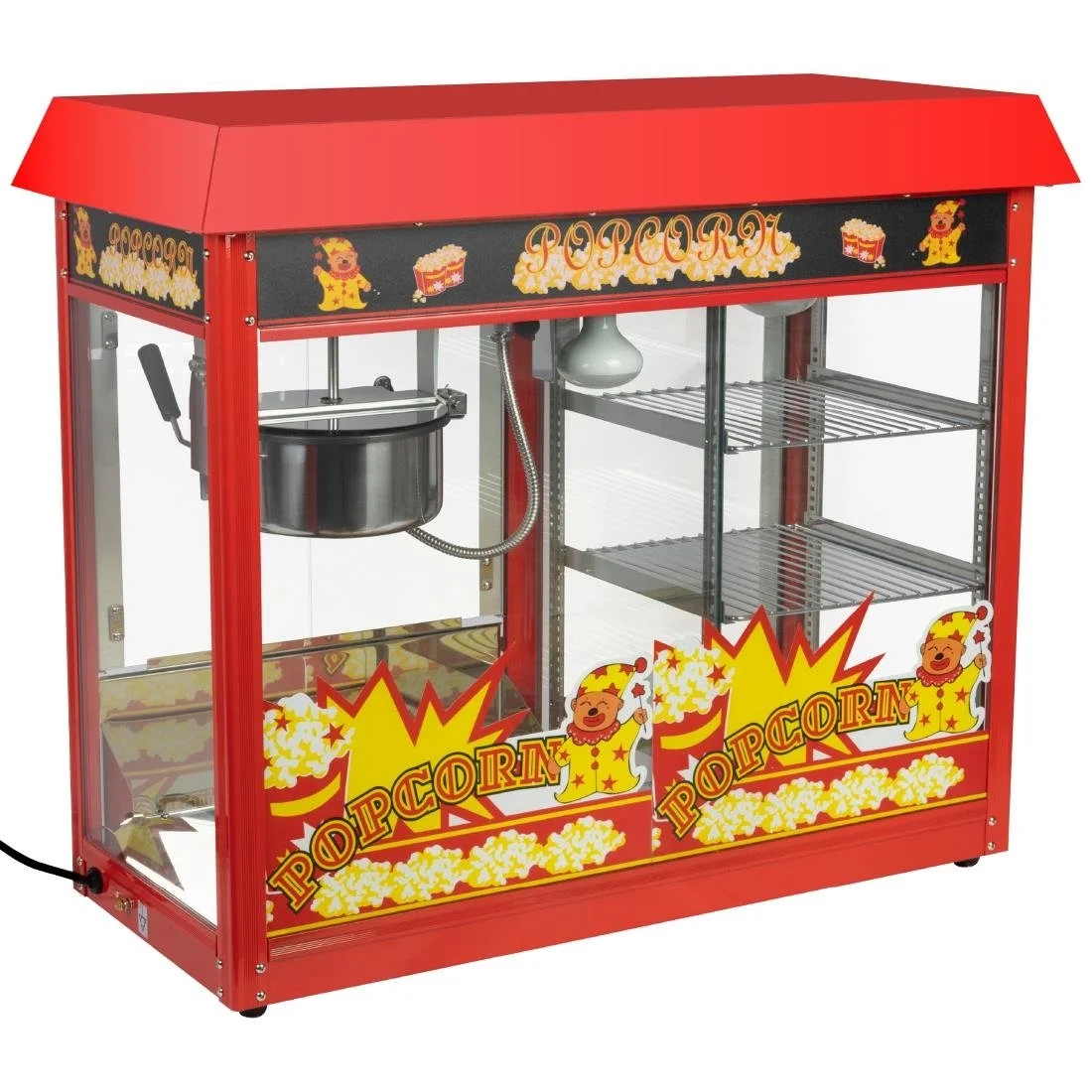 Haxro HX8872 Popcorn Machine with 2 Shelves - Image 1