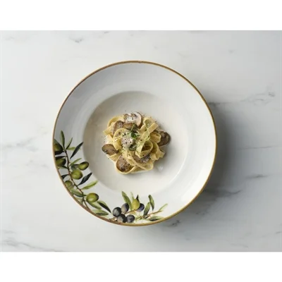 Artis Saturnia Napoli Pasta Bowls Olive 265mm (6 Pack) - Image 1