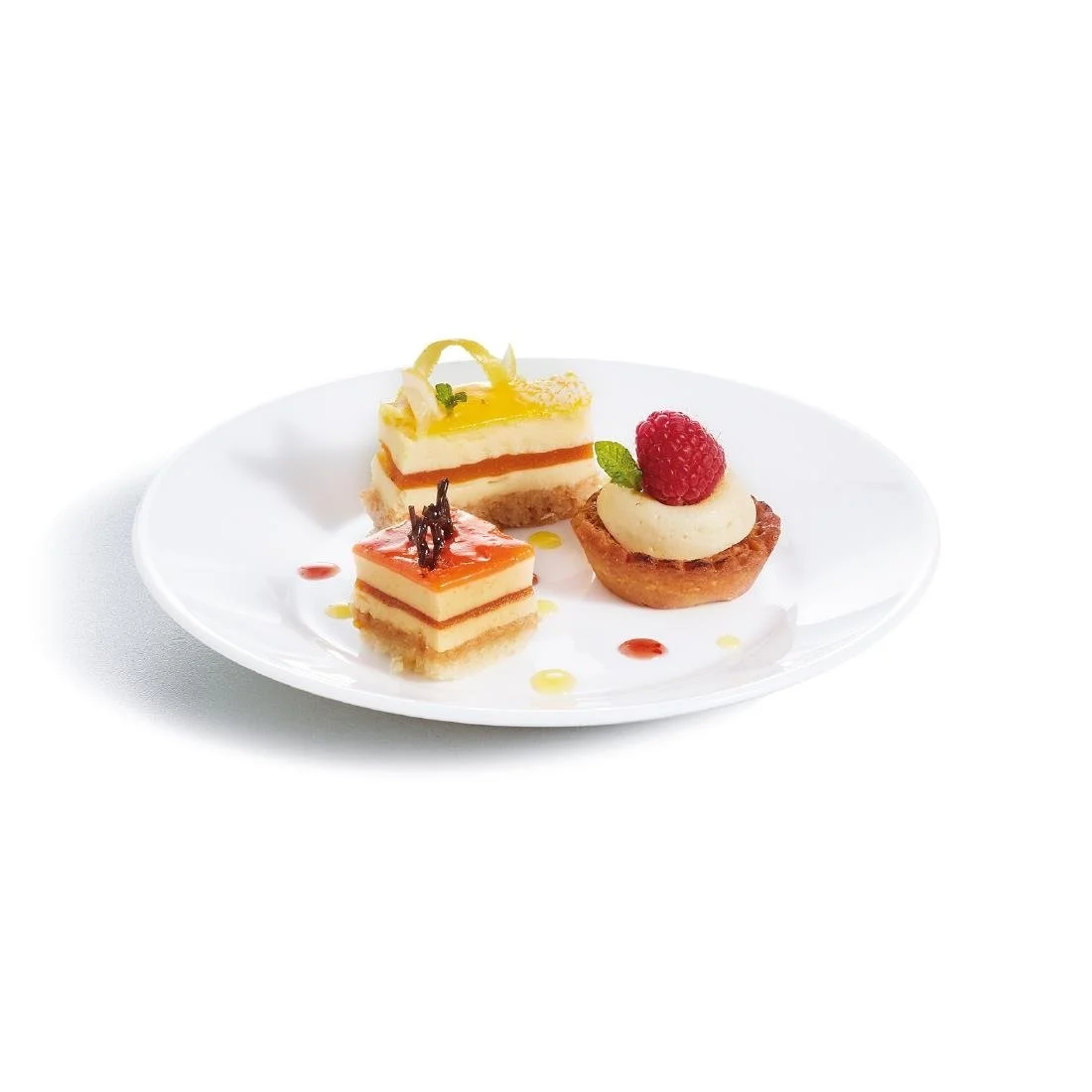 Arcoroc Opal Restaurant Wide Rim Plates 195mm (6 Pack) - Image 2