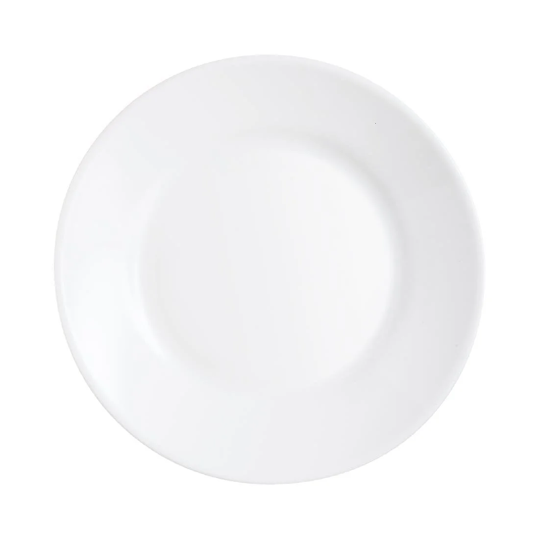 Arcoroc Opal Restaurant Wide Rim Plates 195mm (6 Pack) - Image 1