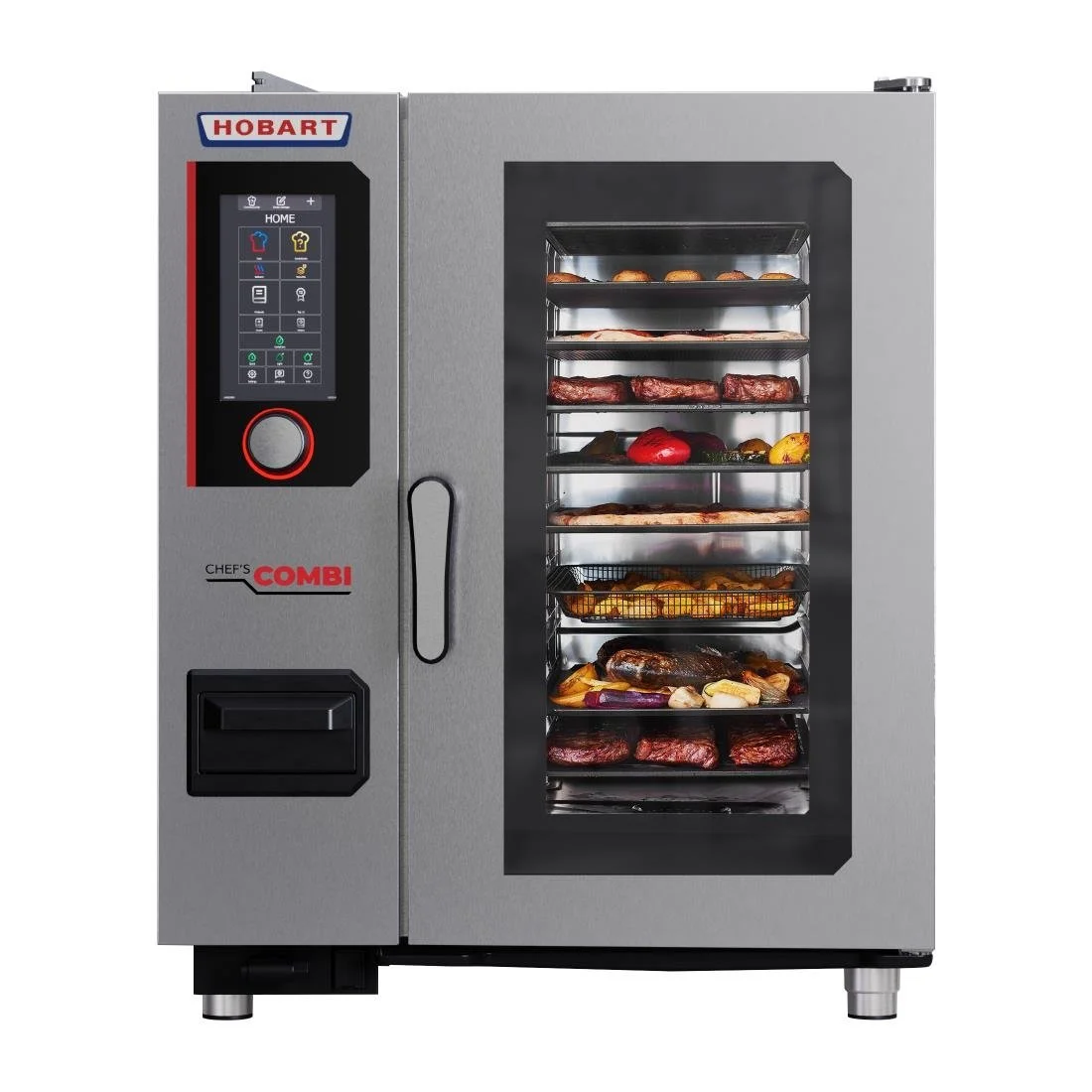 Hobart Chefs Combi Natural Gas Oven 10x1/1GN 25kW - Image 2