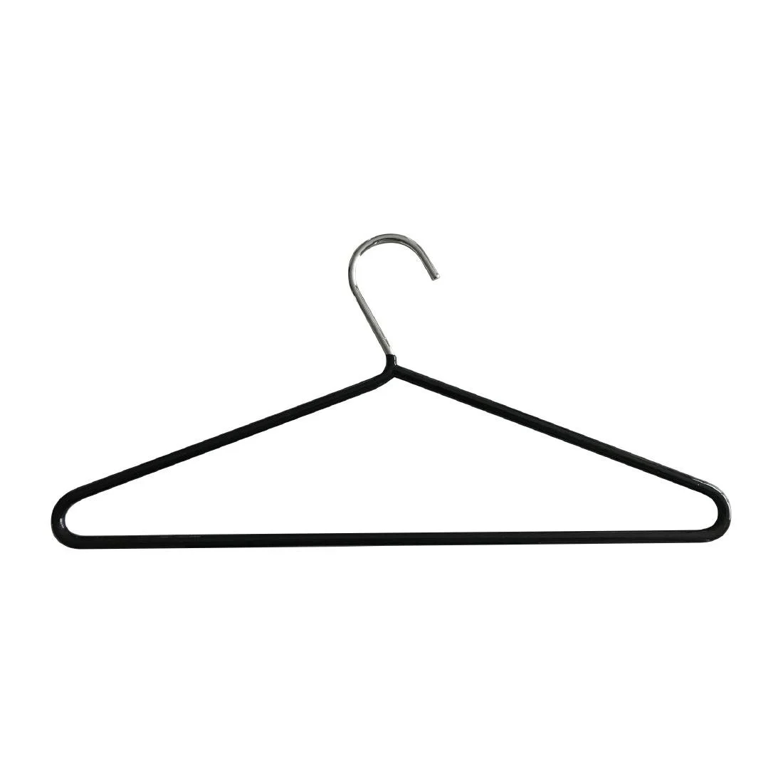 Commercial Hangers Heavy Duty Anti Slip Chrome Hangers (25 Pack) - Image 1