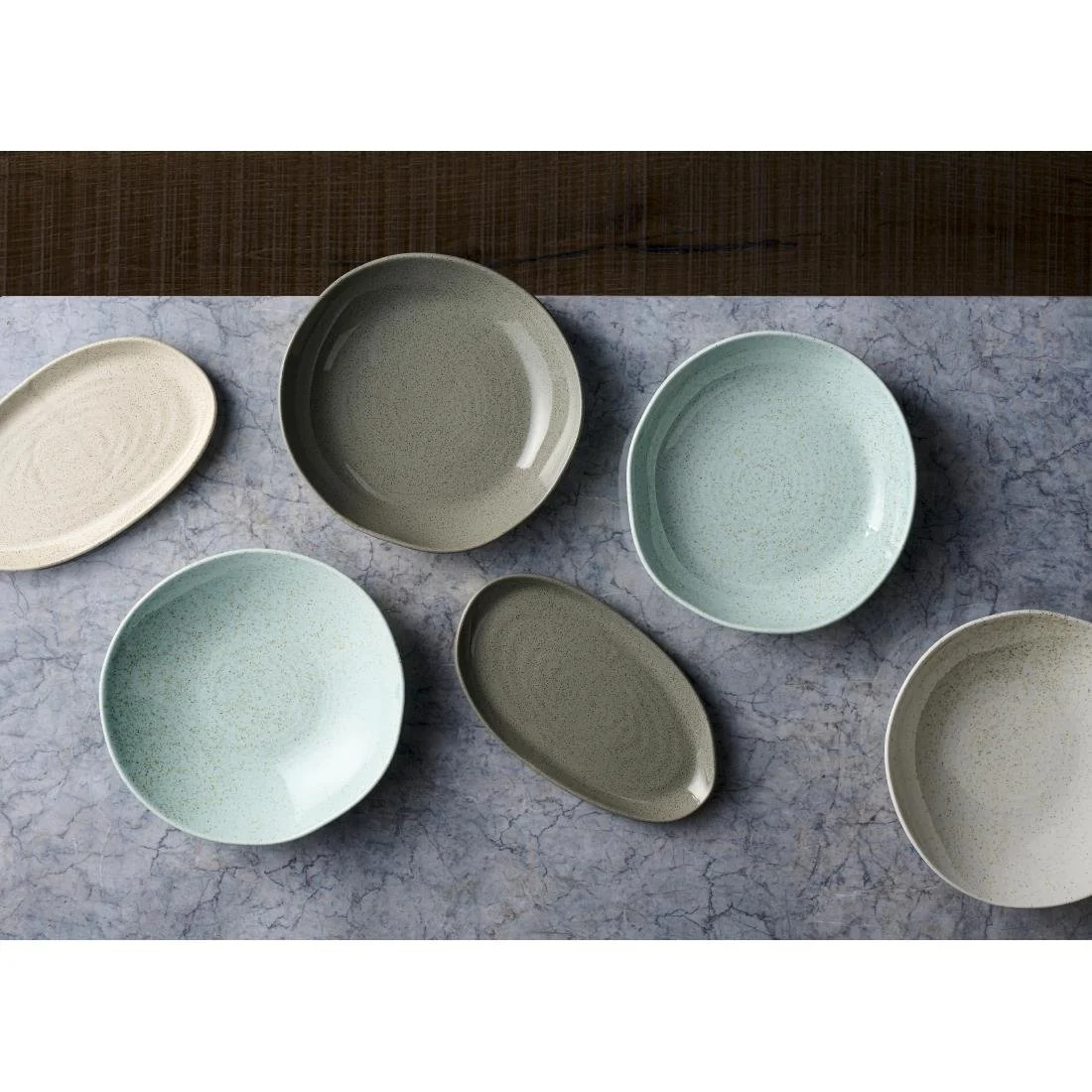 Churchill Stonecast Natural Organic Deep Bowls Barley White 250mm (6 Pack) - Image 6