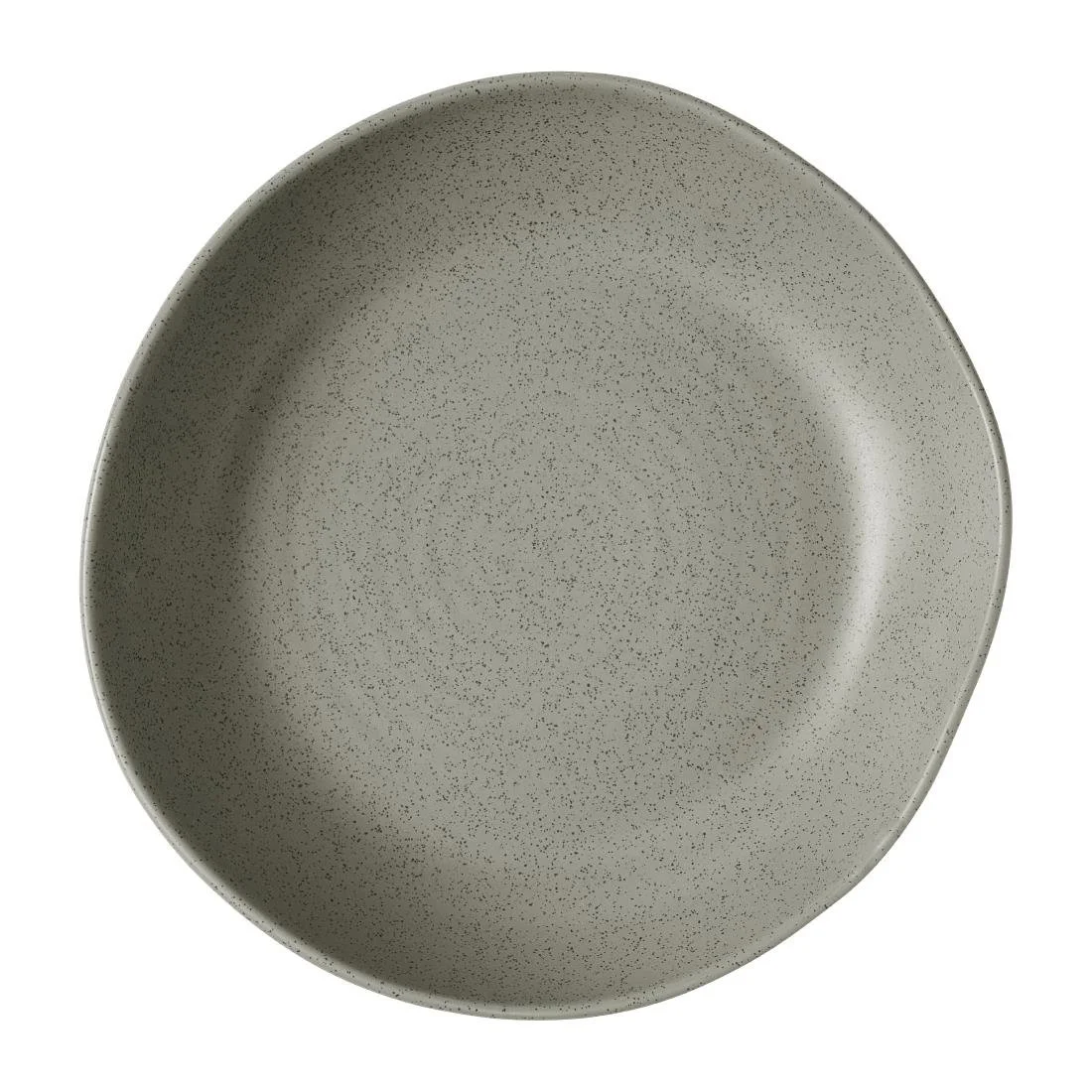 Churchill Stonecast Natural Organic Deep Bowls Peppercorn Grey 250mm (6 Pack) - Image 1