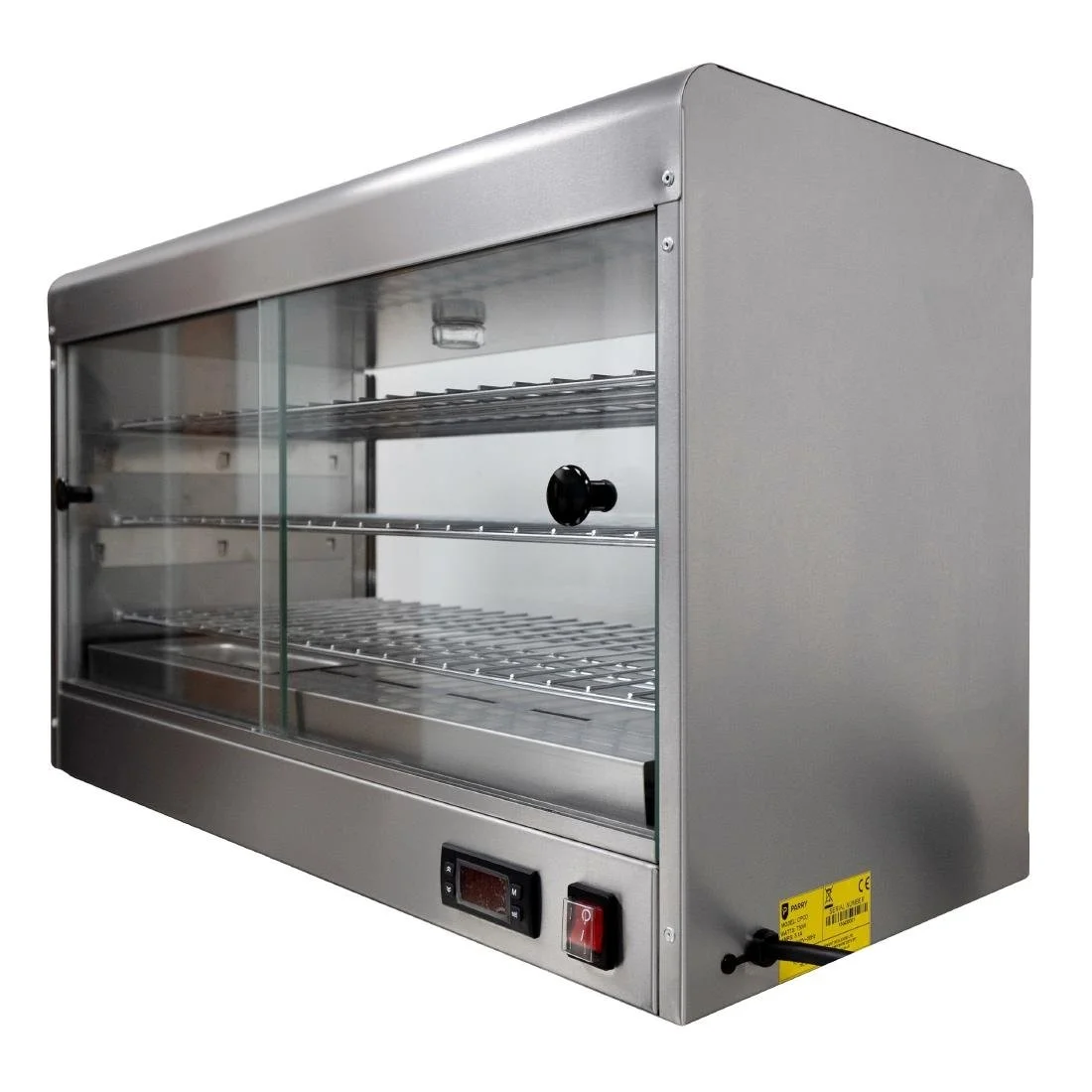 Parry 3 Shelf Electric Heated Pie Cabinet with Digital Display CPCD - Image 7