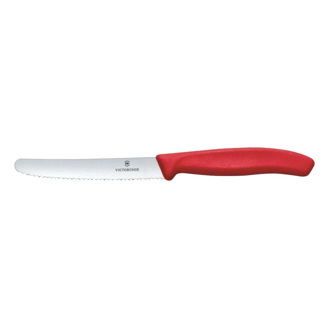 Victorinox Swiss Classic Tomato & Table Knife Wavy Red 22cm - Image 2