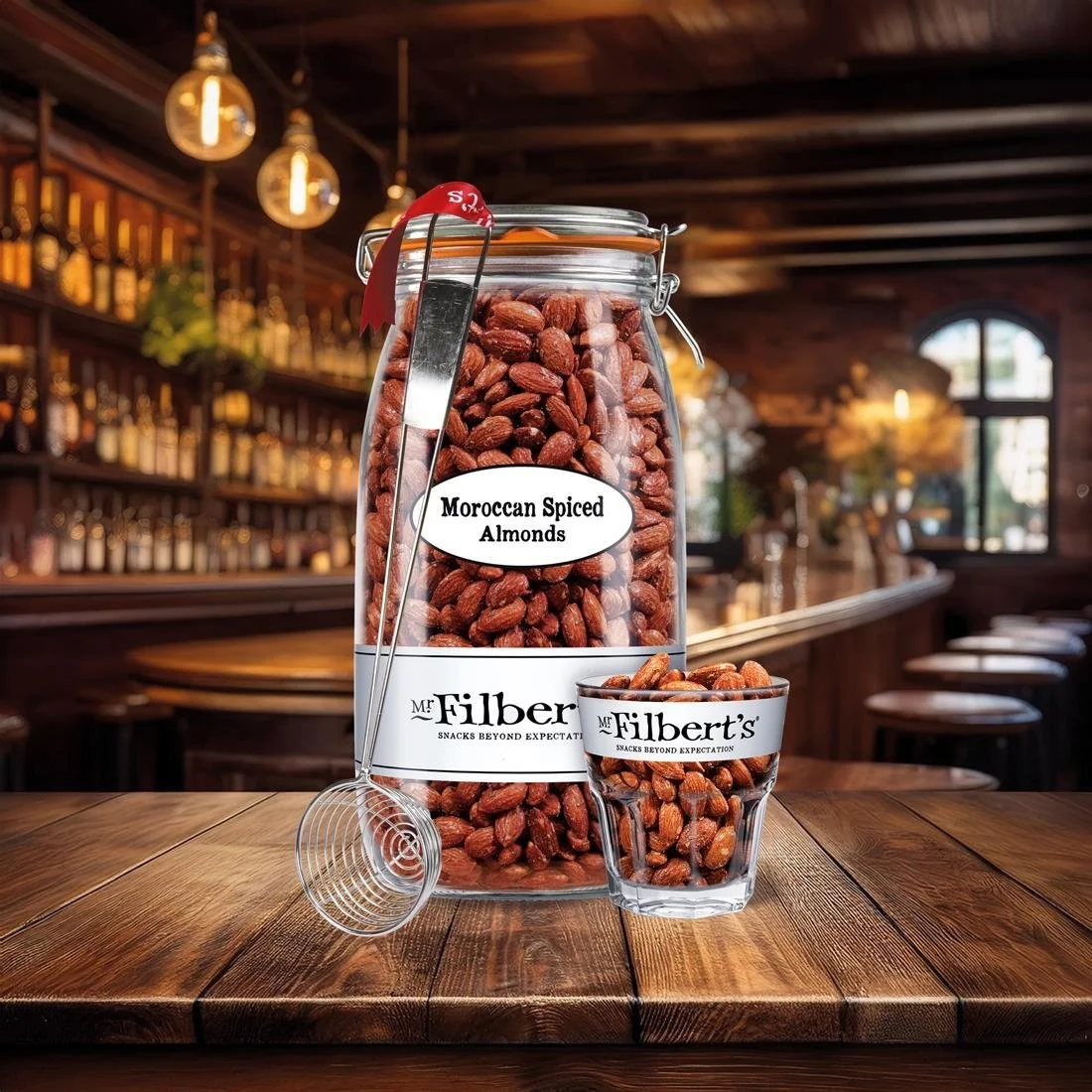 Mr Filberts Loose Serve Catering Bag Moroccan Spiced Almonds 1.5kg - Image 3