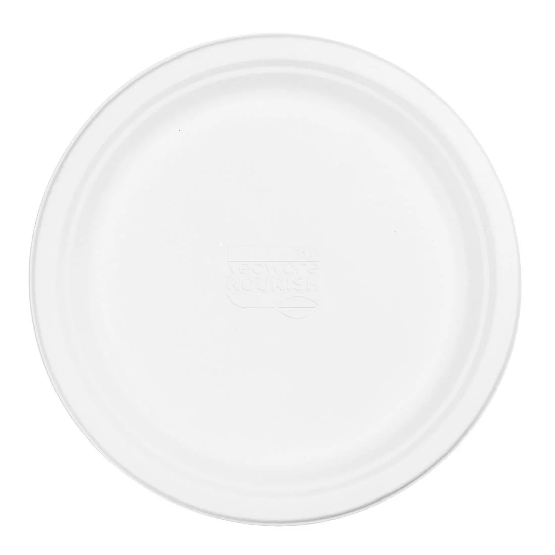 Vegware Nourish Moulded Fibre Plates 10" (500 Pack) - Image 1
