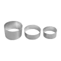 Nisbets Essentials St/St Mousse Rings (3 Pack) - Image 1