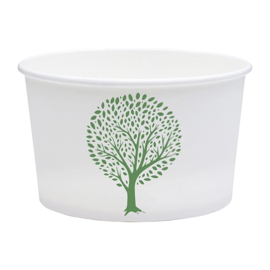 Vegware Soup Containers Green Tree 115-Series 340ml (500 Pack) - Image 1