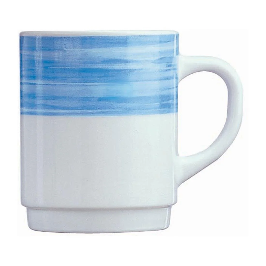 Arcoroc Brush Mugs Blue 250ml (36 Pack) - Image 1