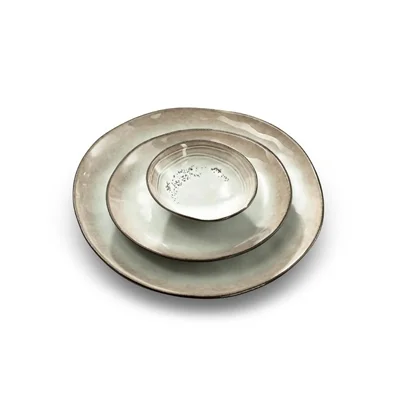 Amefa Médard De Noblat Shadow Pearl Plates 205mm (6 Pack) - Image 1