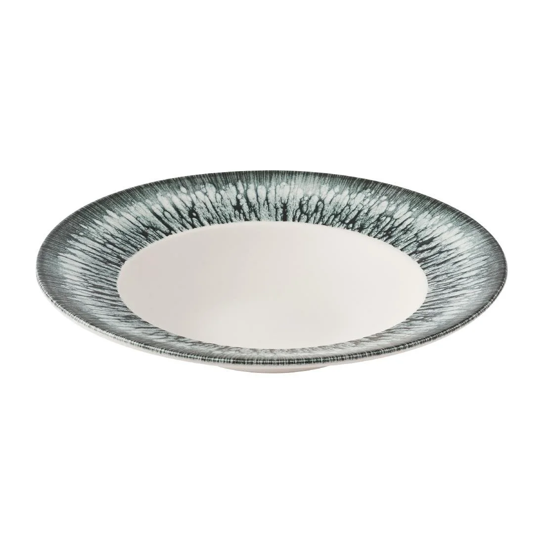 Churchill Inked Lumé Wide Rim Bowls Black 288mm (12 Pack) - Image 2