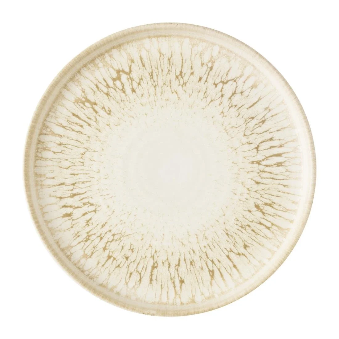 Churchill Inked Lumé Walled Plates Natural 210mm (6 Pack) - Image 1