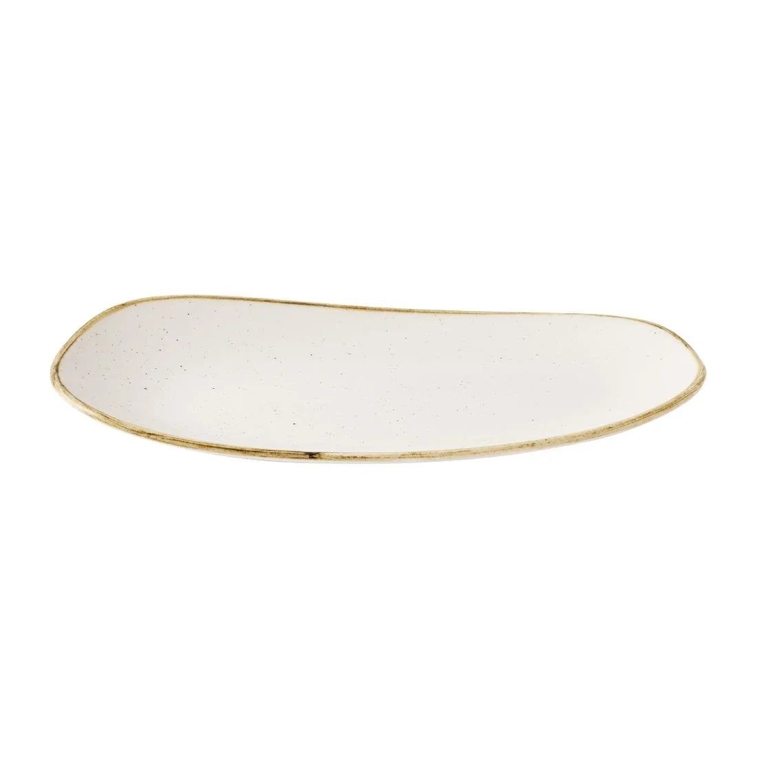 Churchill Stonecast Opal Oblong Plates Barley White 300x150mm (12 Pack) - Image 2