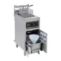 Roller Grill Motorised Fryer with Integral Oil Filtration - 1x16Ltr 3PH - Image 1