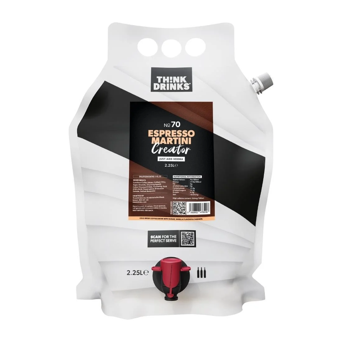 Think Drinks Espresso Martini Creator 2.25Ltr (2 pack) - Image 1