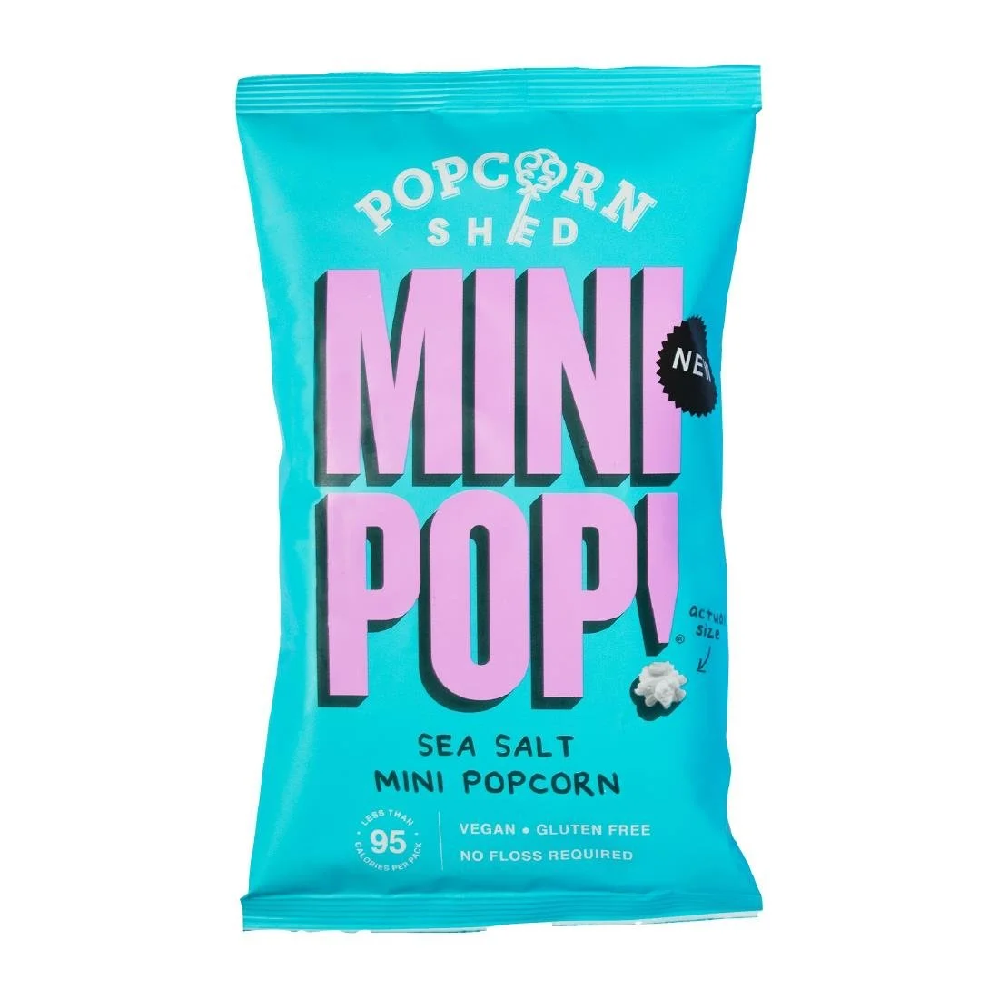 Popcorn Shed Sea Salted Mini Pop! Single Serve Bag 20g (24 Pack) - Image 1