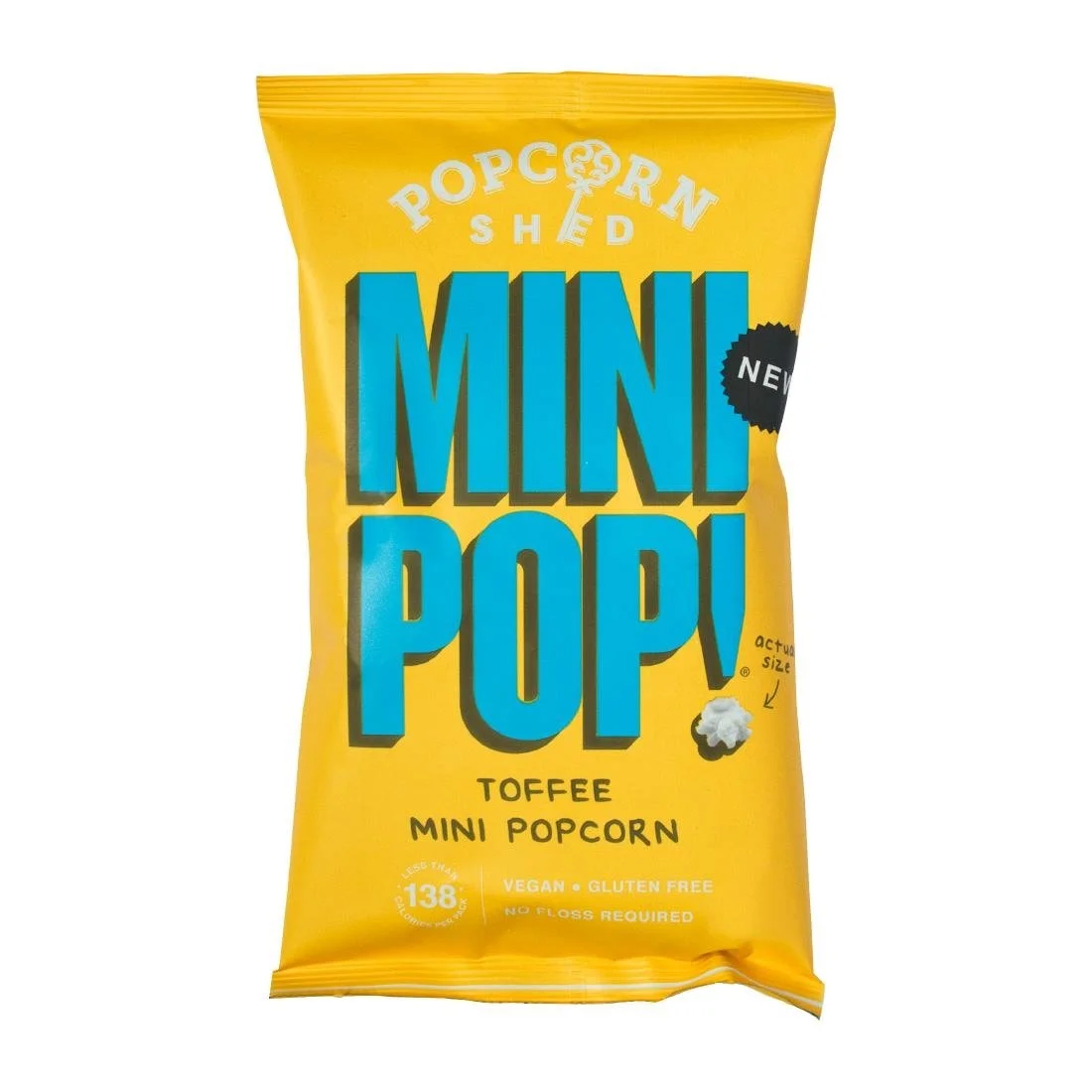 Popcorn Shed Toffee Mini Pop! Single Serve Bag 28g (24 Pack) - Image 1