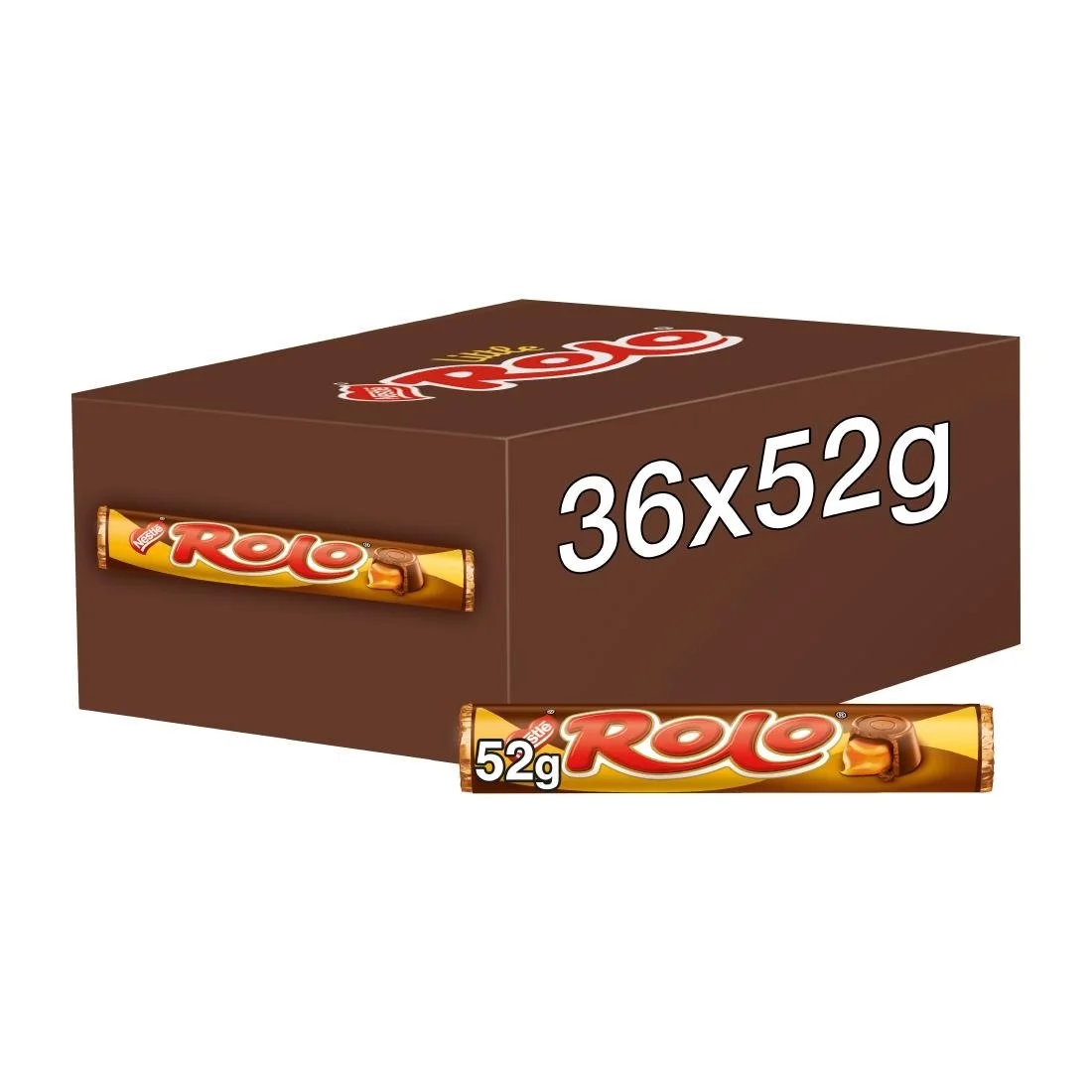 Nestle Rolo Chocolate and Caramel Tubes 52g (36 Pack) - Image 3