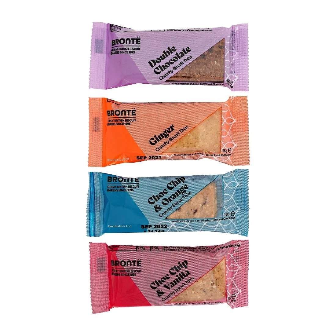 Bronte Thins Packs Assorted Biscuits 4 Varieties 18g (100 Pack) - Image 3