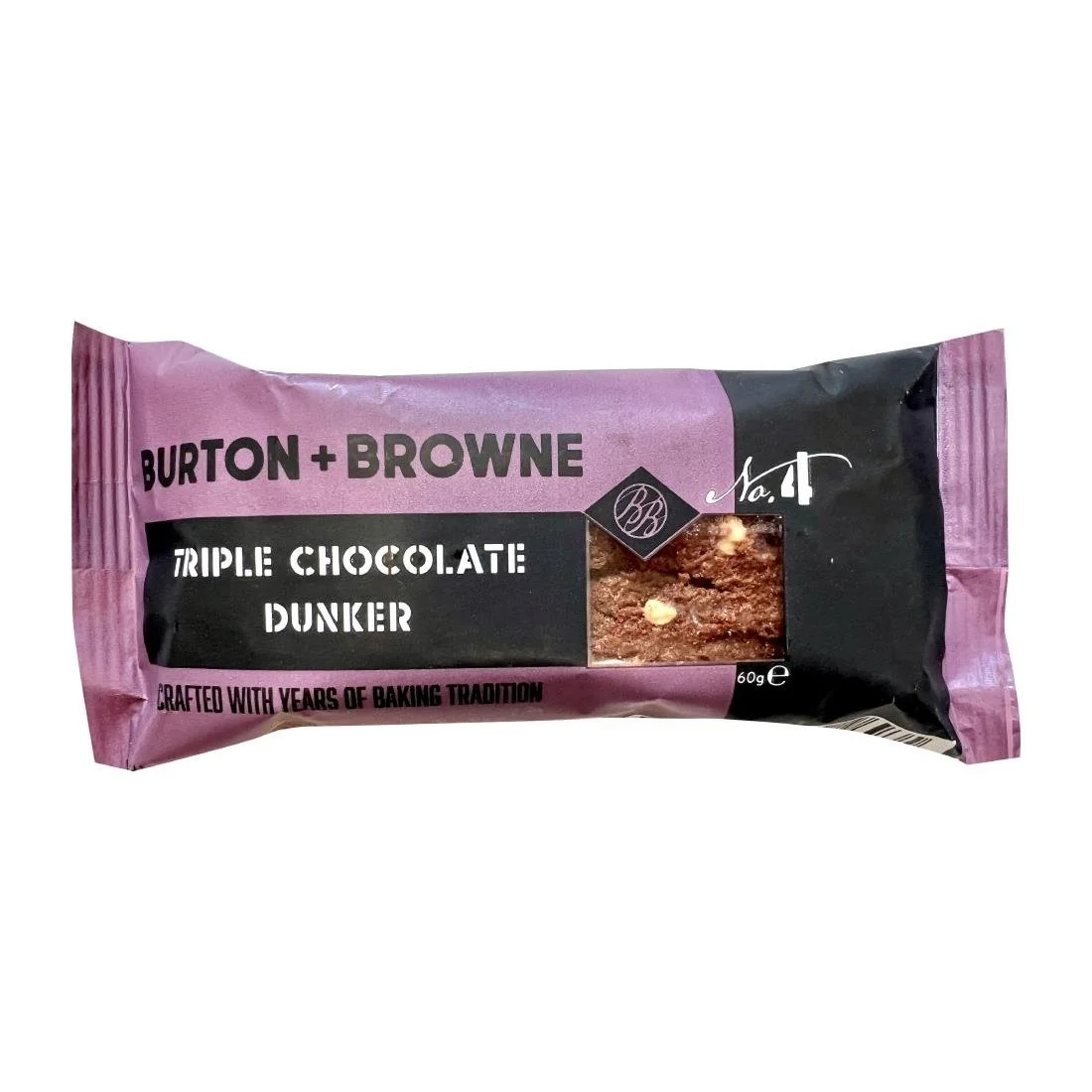 Burton & Browne Triple Chocolate Dunker 60g (24 Pack) - Image 1