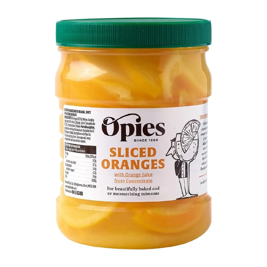 Opies Sliced Oranges 950g - Image 1