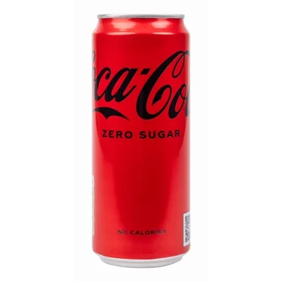 Coca-Cola Zero Sugar Slim Cans 330ml (24 Pack) - Image 1