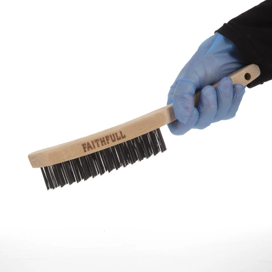 Faithfull Heavy Duty Wire Grill Brush 4 Row - Image 7