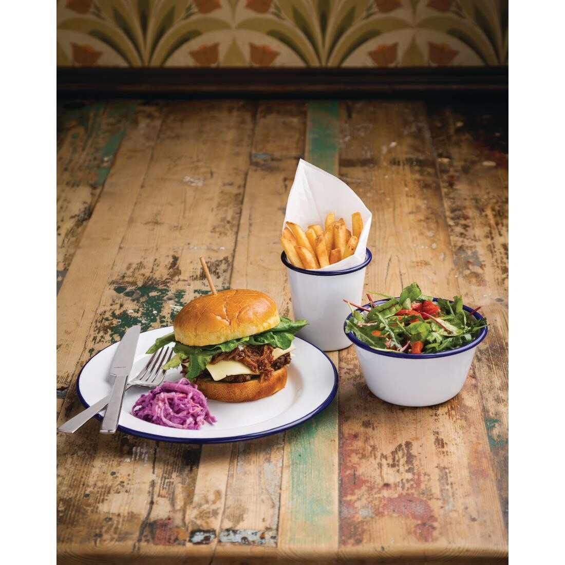 Olympia Enamel Tumblers 310ml