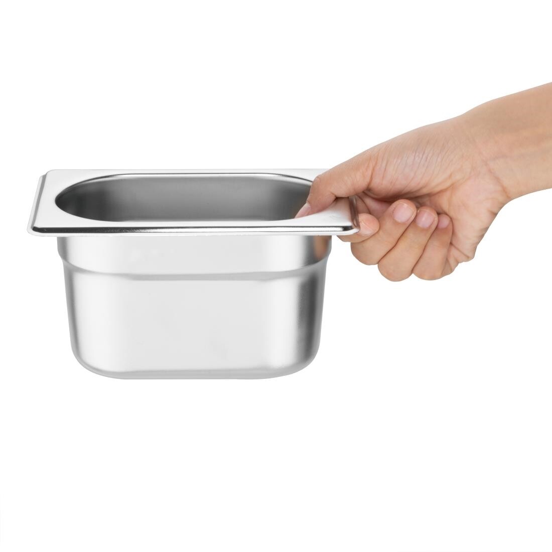 Set of 6 Vogue Gastronorm Pans & Lids