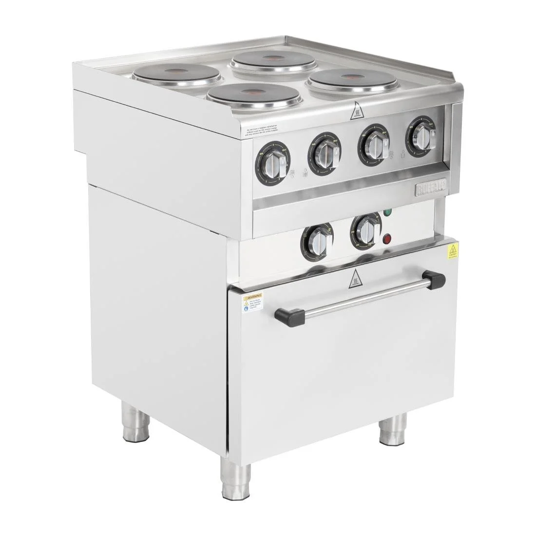 Buffalo 600 Series 4 Plate Electric Convection Oven Range - Image 1